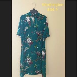 light-weight Worthington dress w/pockets Size 4